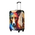 thumbnail image 2 of Cauagu Colorful Art Dog Print Travel Luggage Cover,Travel Dust-proof Suitcase Cover Softside Suitcase Protector for 18-32inch,Not Included Suitcase, 2 of 8