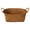 L, variant on L Large Woven Wicker Basket With Handle Storage Organizer Portable Blanket Storage Basket for Throw Blankets Bedroom Living Room Laundry 11.81X4.72X4.72 Inches Wooden Material