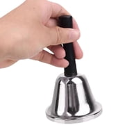 Extra Loud Hand Call Bell Wooden Handle Metal Handheld Bell Ringing Bell