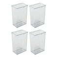 The Home Edit Large Canisters Food Storage Containers, Set of 4, Clear