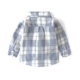 thumbnail image 3 of GYRATEDREAM Toddler Little Boys Long Sleeve Button Down Plaid Shirt Kids Jacket Coat Casual Outwear , 6-7 Years, 3 of 7