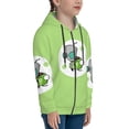 thumbnail image 3 of Invader Zim Teenager Hoodies Shirt Zipper Sweatshirts Hooded Hoody Clothes Coat For Boys Girls, 3 of 7