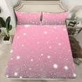 thumbnail image 2 of Feelyou Glitter Stars Kids Twin Sheet Sets, Dreamy Galaxy Sky Bedding, 3-Piece, 2 of 7
