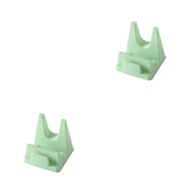 Yuarrent Soporte de tapa de olla de pie sin perforaciones Estantes de almacenamiento de plástico autoadhesivos para el hogar Organizador de Type2 NO2