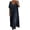 Dark Blue summer dresses for women, variant on Summer Saving Wycnly Summer Dresses for Women Casual Plus Size Pleated Swing Cotton Linen Long Sundress 2024 Short Sleeve V-Neck Solid Maxi Formal Dress Dark Blue s