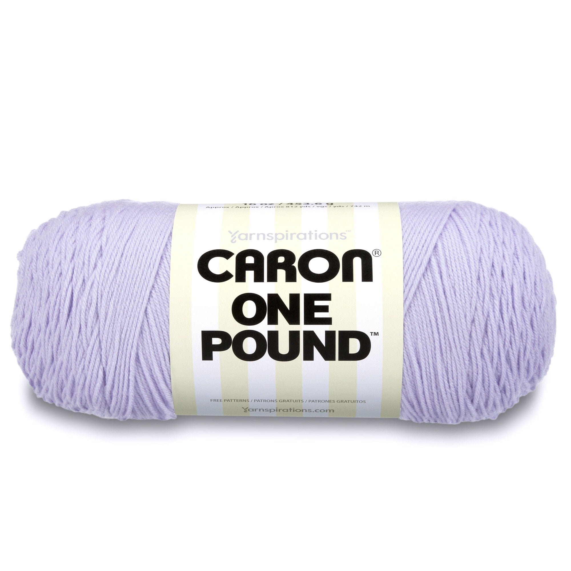 Caron One Pound Yarn, Lilac - Walmart.com.