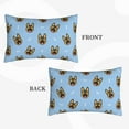 thumbnail image 4 of Haiem Pillowcase for Hair and Skin Queen - German Shepherd Puppy Printed Soft Pillowcase with Envelope Closure-20"x30", 4 of 9
