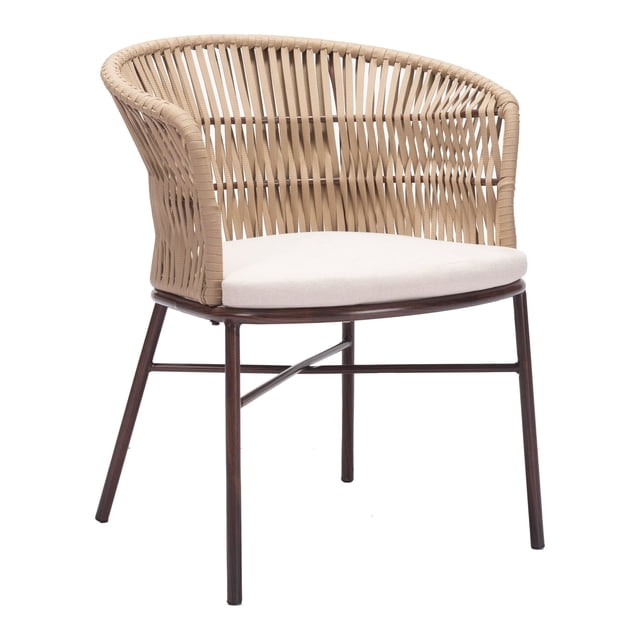 Silla de Comedor Exterior Kessa Muebles Freycinet Bambu 64 x 78 x 66 cm