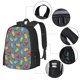 thumbnail image 2 of Easygdp Fruit Ice Cream Mochila de Gran Capacidad Minimalista Ideal para Escuela, Viajes y Uso Diario, 2 of 6