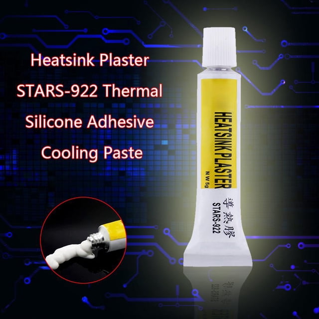 2 uds STARS-922 yeso disipador de calor adhesivo de silicona térmica pasta de refrigeración Ndcxsfigh Para estrenar