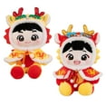 thumbnail image 5 of Colcolo Chinese New Year Plush Doll Decoration 2024 New Years of Dragon for Home Room 1 Pair, 5 of 8