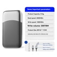 thumbnail image 3 of 2.5 Inch External Solid State Drive 2000MB/S External Solid State Drive 512GB USB 3.2 Gen2 Type- C PSSD for Laptops, 3 of 8