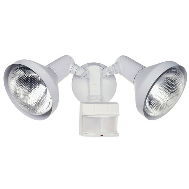 Heathco HZ5318WH 120 Watt White DualBrite® 2Level Motion Flood Light