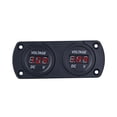 thumbnail image 1 of Kenally Medidor de voltaje Universal para coche y camión, voltímetro con pantalla Digital de 6-30V CC, dispositivo de medición de voltios, Paneles de instrumentos para automóviles, 1 of 6