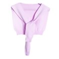 thumbnail image 4 of IBASETOY 1Pack Faux Collar Ladies Scarf for Women Warmth Knitted Scarf Purple, 4 of 8