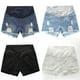 thumbnail image 5 of Pantalones cortos para embarazadas, ropa exterior de verano, pantalones cortos de mezclilla de cintura baja, pantalones sueltos de verano y primavera para embarazadas, 5 of 5