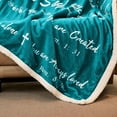thumbnail image 4 of LHSHID Bible Blanket Christian Sympathy Blanket Inspirational Gifts Religious Gifts for Men Jesus Christ God Say You are Blessed Soft Throw Blanket for Praying Faith Man 60"x80", 4 of 7