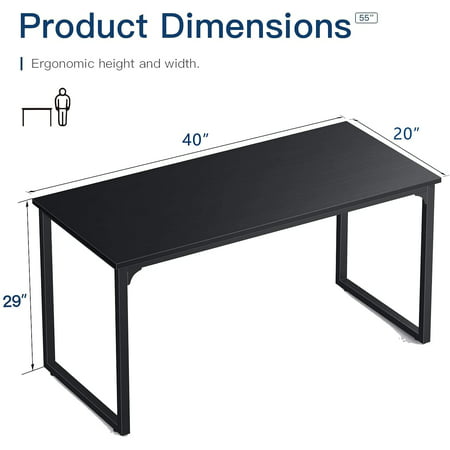 Duramex Tm Study Computer Desk Table, Large Desk Dimensions