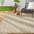 thumbnail image 1 of NICOLE MILLER New York Patio Country Danica Transitional Geometric Indoor/Outdoor Area Rug, Brown/Beige, 5'2"x7'2", 1 of 8