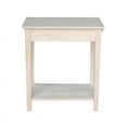 thumbnail image 3 of International Concepts Accents pour la Maison Non Fini Étroite Table d'Appoint à 1 Tiroir, 3 of 10