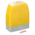 thumbnail image 1 of Uxcell Notice Stamp Self Inking, Office Stamps Message Stamp Business Stamp Style 1 ["Late"], 1 of 6