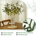 thumbnail image 3 of 5pcs 29'' Olive Branches for Vases with Battery Operated Lights, Lighted Olive Tree Branches with Timer, Artificial Greenery Stems Decor for Centerpieces Flower Arrangements Vases, 3 of 13