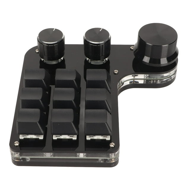 Mini Clavier Mécanique de Jeu Macro, Mini Clavier 9 Touches PC avec Bouton Clavier Programmable DIY Haute Performance