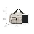 thumbnail image 3 of Spacious Multi Compartment Sports Bag Convertible Carry Option Wet Dry Separation For Gym Clothes Travel Essential, 3 of 21