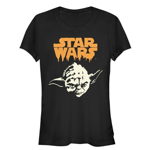 Junior's Star Wars Halloween Yoda Graphic Tee