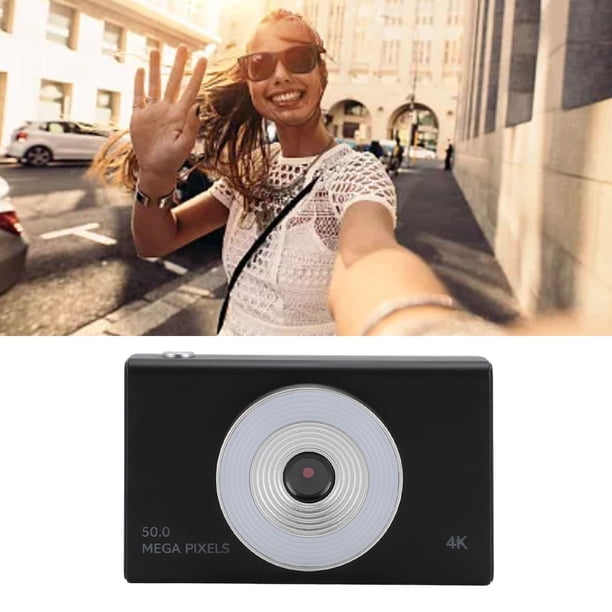 Cámara Digital Para Niños, Cámara 4k Vlogging 8x Cámaras De Disparo Digital Zoom Digital Con Luz De Relleno, Cámara Pequeña Compacta Para Niños Adolescentes Niñas Niñas