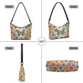 thumbnail image 4 of Kuiaobaty Butterfly Daisy Print Shoulder Purse for Women Large Capacity Vegan Leather Hobo Purse Tote with Zipper Closure Causal Sturdy Underarm Sling Bag for Travel, 4 of 7