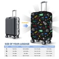 thumbnail image 4 of Fuzoiu Gamepads Print Suitcase Cover,Washable Luggage Covers for Suitcase,Elastic Luggage Protector Cover,Scratch Resistant Travel Suitcase Covers-Large, 4 of 7