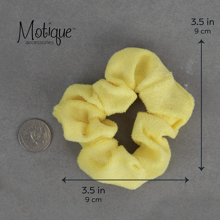 TERRY SCRUNCHIE PALE YELLOW TERRY SCRUNCHIE PALE YELLOW