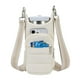 thumbnail image 1 of Cuerpo Cruzado Acolchado para Mujeres Botella Hombro Con Bolsillos Suaves () Blanco, 1 of 9