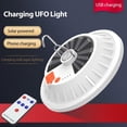 thumbnail image 5 of OUSITAID Solar Rechargeable LED Flying Saucer Lights Outdoor Mobile Night Market Stall Light Power Outage Emergency Charging Bulb, 5 of 6
