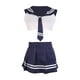 thumbnail image 2 of mujer escuela chica uniforme noche club cosplay traje conjunto de lencería Azul Hugo Disfraces de niña de la escuela, 2 of 8