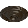 thumbnail image 3 of Ekena Millwork 14 3/4"OD x 1 3/4"P Traditional Ceiling Medallion (Fits Canopies up to 4"), Hand-Painted Stone Hearth Crackle, 3 of 6