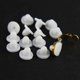 thumbnail image 5 of 100 Pcs Clear Earring Pads Silicone Comfort Earring Cushion For Clips On Earring----F--Product code 62065 F, 5 of 5