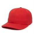 thumbnail image 4 of OC Sports AM-101 USA Made Solid Back Cap - Red, 4 of 8