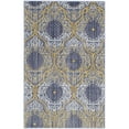 thumbnail image 5 of SAFAVIEH Valencia Raschelle Quatrefoil Polyester Area Rug, Lavender/Gold, 6' x 9', 5 of 7