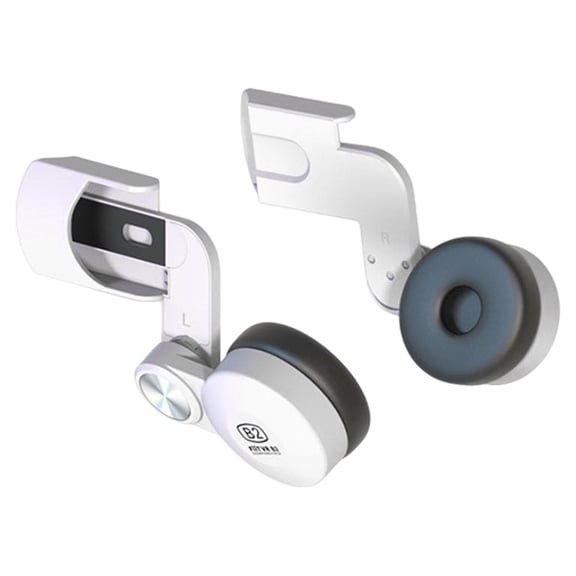 Ear Cover Headphs, Easy to Install and Remove, Replacement Rotating Adjustable, 2 Headset Parts Accessories