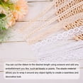 thumbnail image 5 of Unique Bargains Lace Ribbon 10 Yards 0.39 Inch Cotton Lace Trim for Craft,Gift Wrappers,Headbands,Wedding White Style 1, 5 of 5