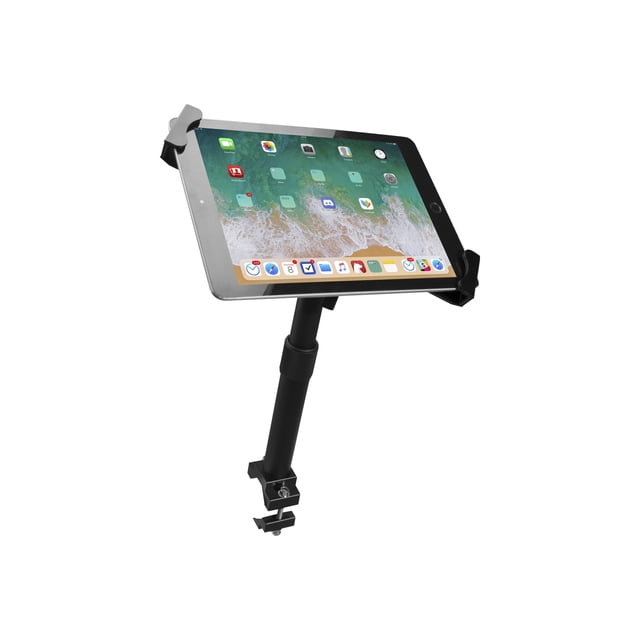 CTA Digital Height-Adjustable Tube-Grip Security Mount - Mounting kit (pole mount, holder) - for tablet - lockable - screen size: 7"-14"