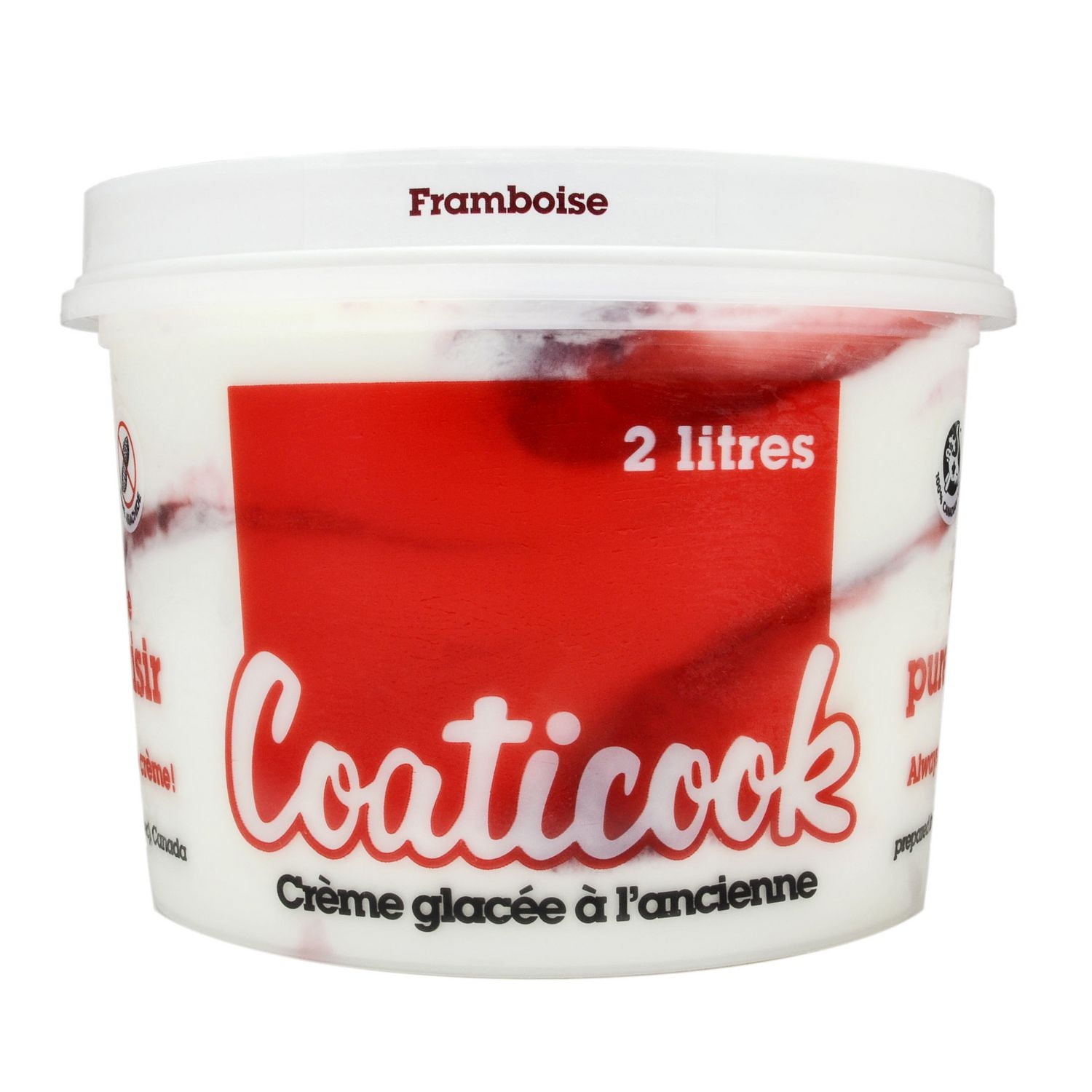 Coaticook Raspberry Ice Cream