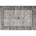 thumbnail image 1 of Ahgly Company Indoor Rectangle Traditional Carbon Gray Persian Area Rugs, 4' x 6', 1 of 6