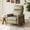 Charcoal Grey, variant on COLAMY Recliner Chair for Living Room, Brown Mid-Century Modern Push Back Recliner, Faux Leather Accent Armchair with Solid Wood Legs and Padded Seat for Small Spaces, Reading Chair