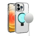thumbnail image 4 of For iPhone 11 6.1 in. Case Magnetic Circle Stand w/ Side Grip + Tempered Glass, 4 of 5