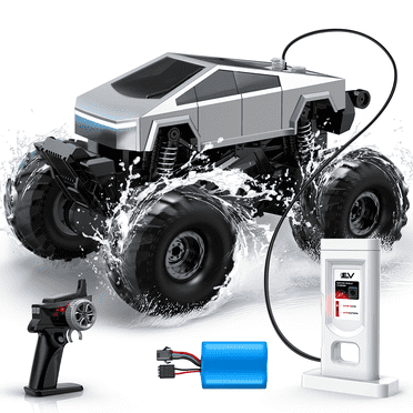 UUGEE Remote Control Car,2.4GHz Amphibious RC Stunt Car Toys, 4WD 1:16 RC Monster Truck for All Terrain, Boys Gifts for Kids Gifts for Kids Age 8 9 10 