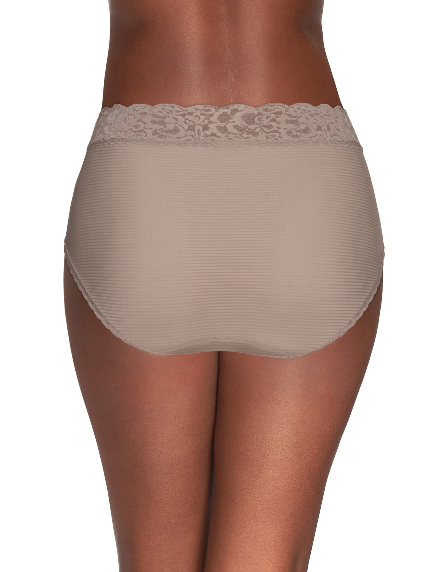 Vanity Fair Lingerie Women's Flattering Lace Brief Underwear