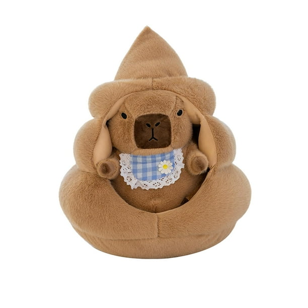 Peluche de carpincho, peluche de carpincho, cómodo, coleccionable, peluche de dibujos animados 60 centímetros